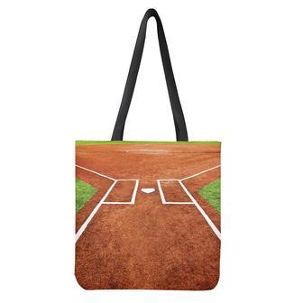 Softball Playing Field Print Tote Bag | Newhawaiianshirts UK