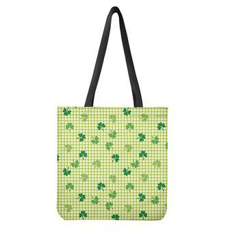 St. Patrick's Day Buffalo Plaid Print Tote Bag | Newhawaiianshirts UK