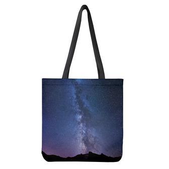 Stars Night Milky Way Print Tote Bag | Newhawaiianshirts AU