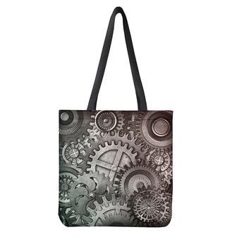 Steampunk Metal Gears Print Tote Bag | Newhawaiianshirts DE