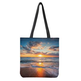 Sunrise Wave Print Tote Bag | Newhawaiianshirts UK