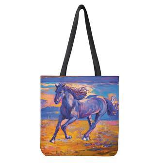 Sunset Horse Painting Print Tote Bag | Newhawaiianshirts CA