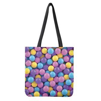 Sweet Candy Ball Pattern Print Tote Bag | Newhawaiianshirts