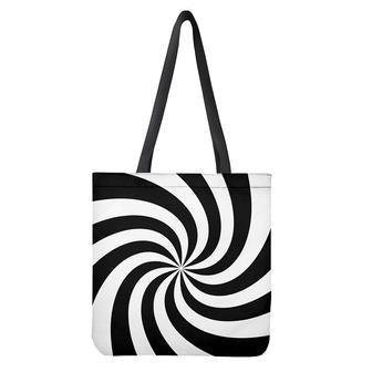 Swirl Optical Illusion Print Tote Bag | Newhawaiianshirts