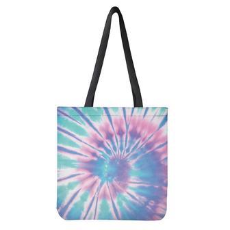 Teal And Pink Tie Dye Print Tote Bag | Newhawaiianshirts UK