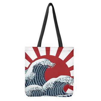 The Great Kanagawa Wave Print Tote Bag | Newhawaiianshirts UK