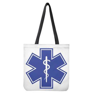 The Star Of Life Paramedic Symbol Print Tote Bag | Newhawaiianshirts AU