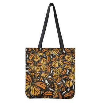 Tiger Monarch Butterfly Pattern Print Tote Bag | Newhawaiianshirts CA