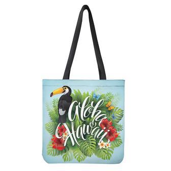 Toucan Aloha Hawaii Print Tote Bag | Newhawaiianshirts CA