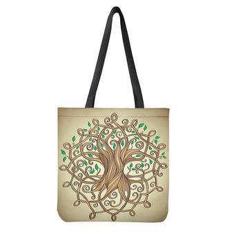 Tree Of Life Celtic Symbol Print Tote Bag | Newhawaiianshirts