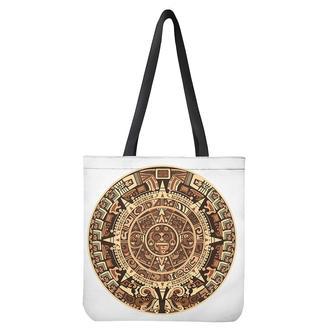 Tribal Maya Calendar Print Tote Bag | Newhawaiianshirts CA