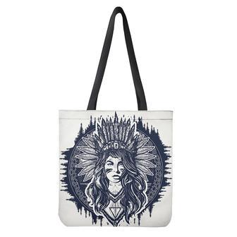 Tribal Native Indian Girl Print Tote Bag | Newhawaiianshirts DE