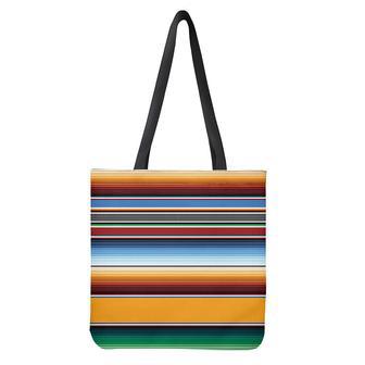 Tribal Serape Blanket Pattern Print Tote Bag | Newhawaiianshirts AU