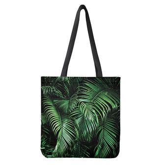 Tropical Palm Leaf Print Tote Bag | Newhawaiianshirts DE