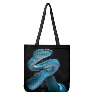 Turquoise Snake Print Tote Bag | Newhawaiianshirts