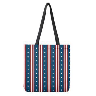 Usa Independence Day Pattern Print Tote Bag | Newhawaiianshirts AU