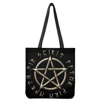 Viking Nordic Runes Pentagram Print Tote Bag | Newhawaiianshirts CA