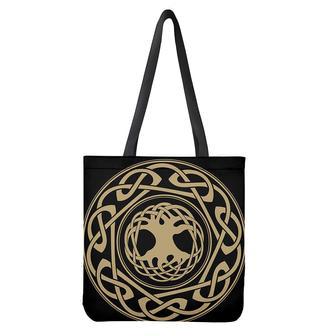 Viking Tree Of Life Print Tote Bag | Newhawaiianshirts CA