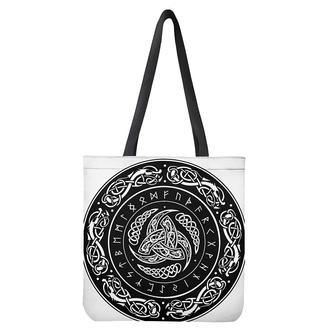 Viking Triple Horn Of Odin Print Tote Bag | Newhawaiianshirts DE