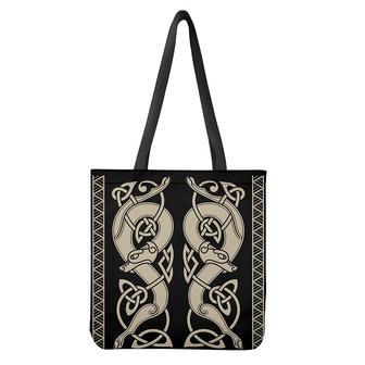 Viking Wolves Symbol Print Tote Bag | Newhawaiianshirts