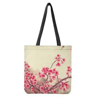 Vintage Cherry Blossom Print Tote Bag | Newhawaiianshirts UK