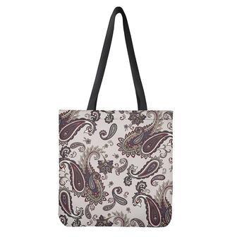 Vintage Paisley Pattern Print Tote Bag | Newhawaiianshirts