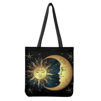 Vintage Sun And Moon Print Tote Bag | Newhawaiianshirts DE