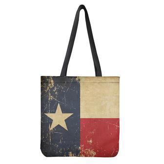 Vintage Texas Flag Print Tote Bag | Newhawaiianshirts CA