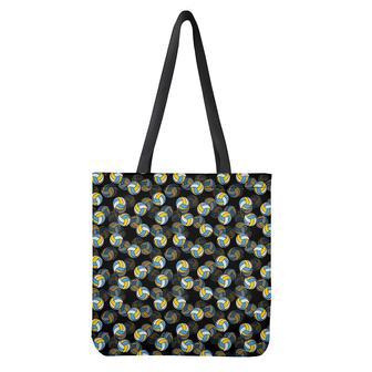 Volleyball Pattern Print Tote Bag | Newhawaiianshirts DE