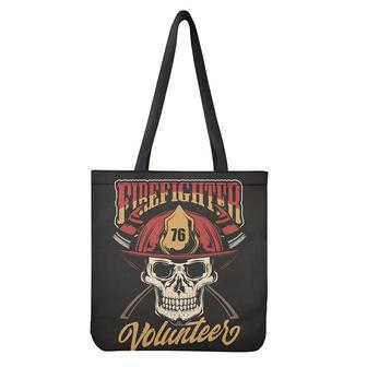 Volunteer Firefighter Print Tote Bag | Newhawaiianshirts CA