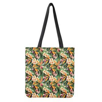 Watercolor Bird Of Paradise Print Tote Bag | Newhawaiianshirts CA