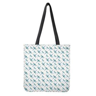 Watercolor Dragonfly Pattern Print Tote Bag | Newhawaiianshirts CA