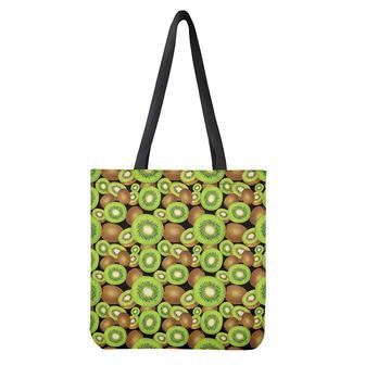 Watercolor Kiwi Pattern Print Tote Bag | Newhawaiianshirts