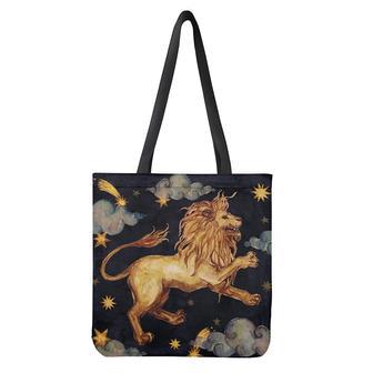 Watercolor Leo Zodiac Sign Print Tote Bag | Newhawaiianshirts UK