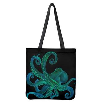 Watercolor Octopus Print Tote Bag | Newhawaiianshirts DE