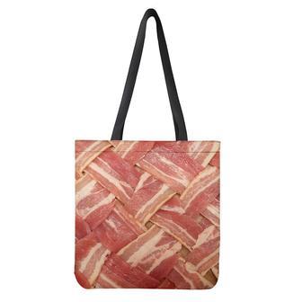 Weaving Bacon Print Tote Bag | Newhawaiianshirts CA