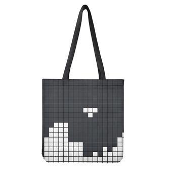 White Brick Puzzle Video Game Print Tote Bag | Newhawaiianshirts DE