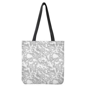 White Electric Lightning Print Tote Bag | Newhawaiianshirts AU