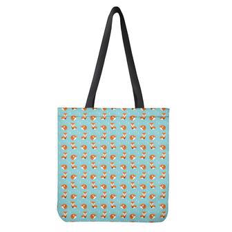 Winter Fox Pattern Print Tote Bag | Newhawaiianshirts