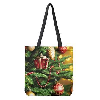 Xmas Tree Print Tote Bag | Newhawaiianshirts UK