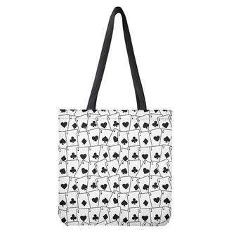 Ace Playing Cards Pattern Print Tote Bag | Newhawaiianshirts DE