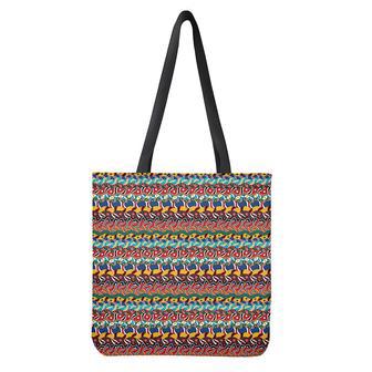 Afro African Ethnic Pattern Print Tote Bag | Newhawaiianshirts UK