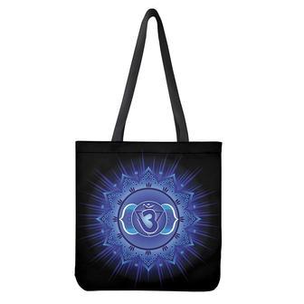 Ajna Chakra Mandala Print Tote Bag | Newhawaiianshirts