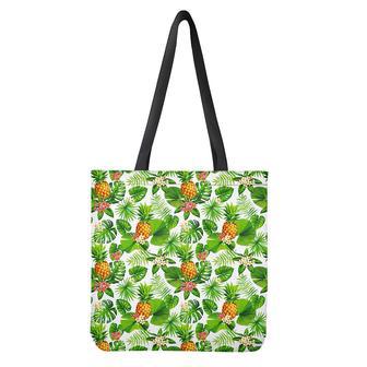 Aloha Hawaiian Pineapple Pattern Print Tote Bag | Newhawaiianshirts