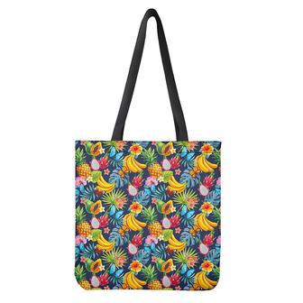 Aloha Tropical Fruits Pattern Print Tote Bag | Newhawaiianshirts AU