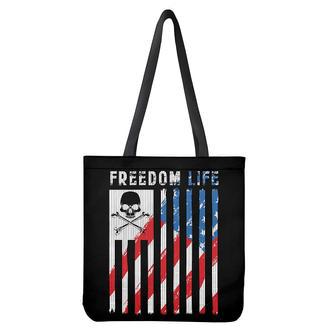 American Flag Freedom Life Print Tote Bag | Newhawaiianshirts UK