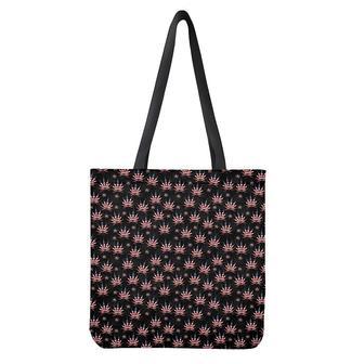 American Marijuana Leaf Pattern Print Tote Bag | Newhawaiianshirts CA