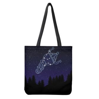 Aquarius Constellation Print Tote Bag | Newhawaiianshirts CA