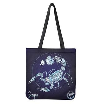 Astrological Scorpio Sign Print Tote Bag | Newhawaiianshirts CA