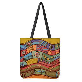 Australian Ethnic Pattern Print Tote Bag | Newhawaiianshirts UK